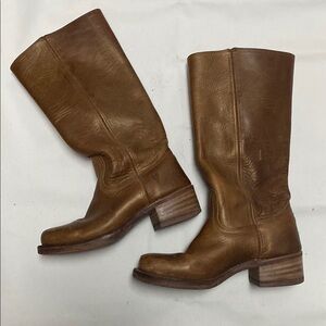 Frye vintage campus boot Womens 7 brown/tan